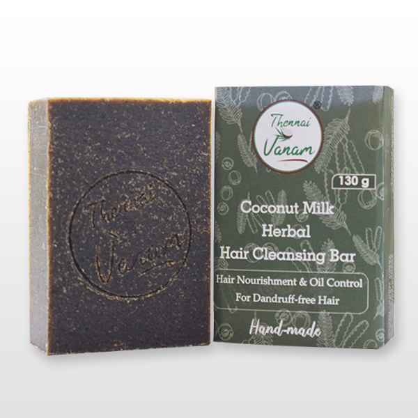 COCONUT MILK HERBAL HAIR CLEANSING BAR 150g
