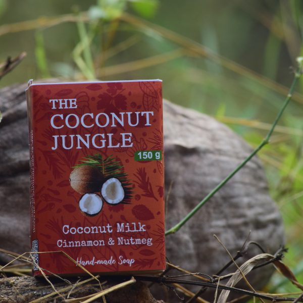 THE COCONUT JUNGLE COCONUT MILK CINNAMON NUTMEG SOAP 150g