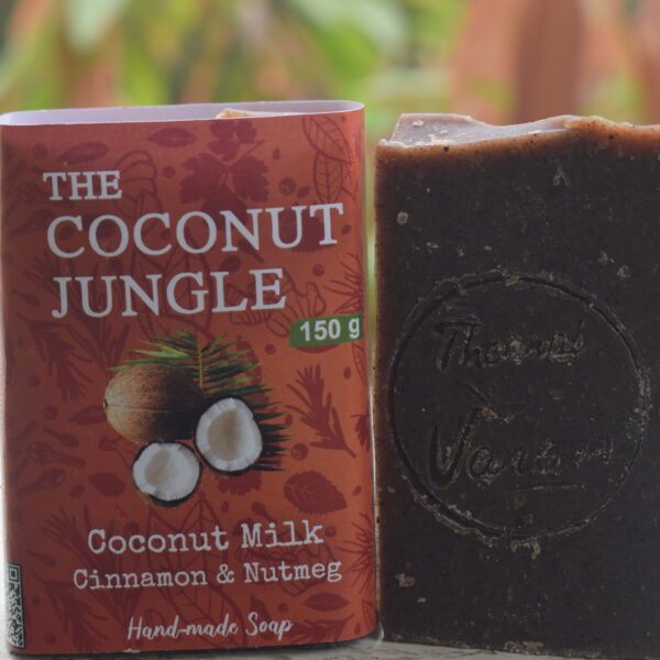 THE COCONUT JUNGLE COCONUT MILK CINNAMON NUTMEG SOAP 150g