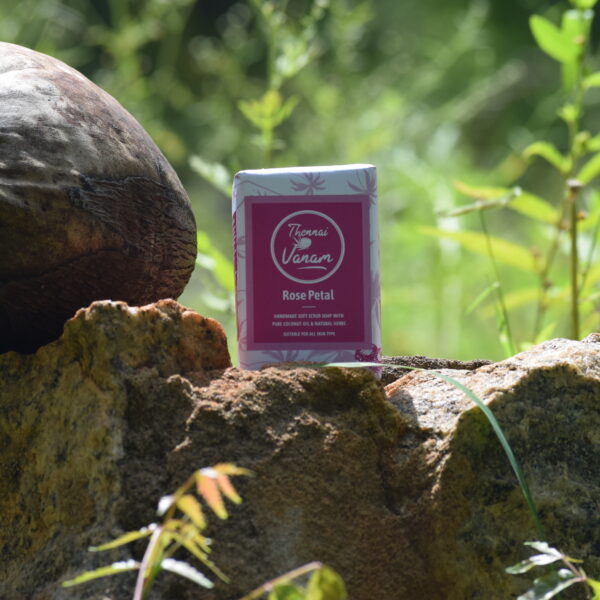 Rose Petals Coconut Oil soap 120g