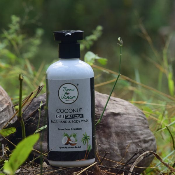 Coconut Shell Charcoal Face Body Hand wash